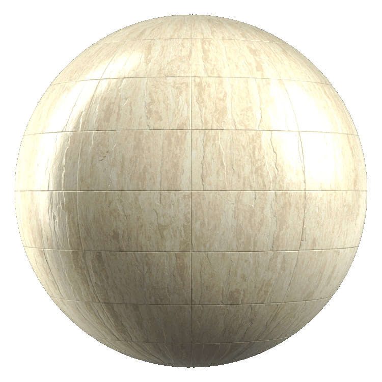 Rectangular Stone Tile PBR Texture - A23D