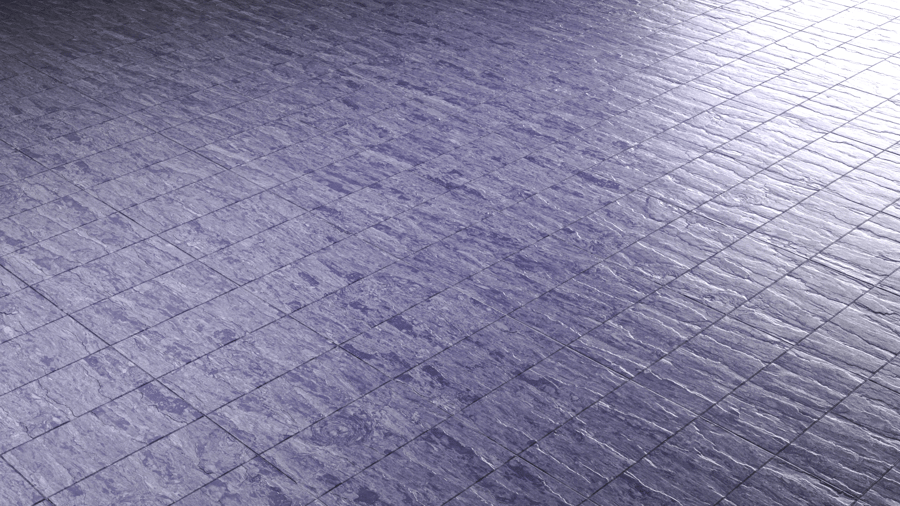 Rectangular Stone Tile PBR Texture - A23D