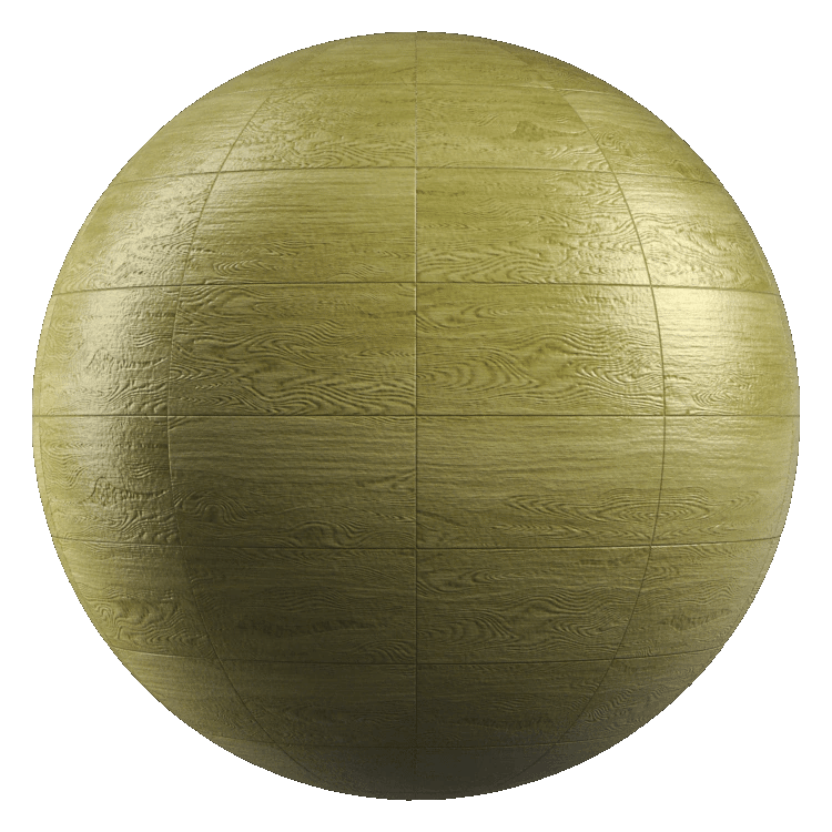 Rectangular Wood Finish Tile PBR Texture - A23D