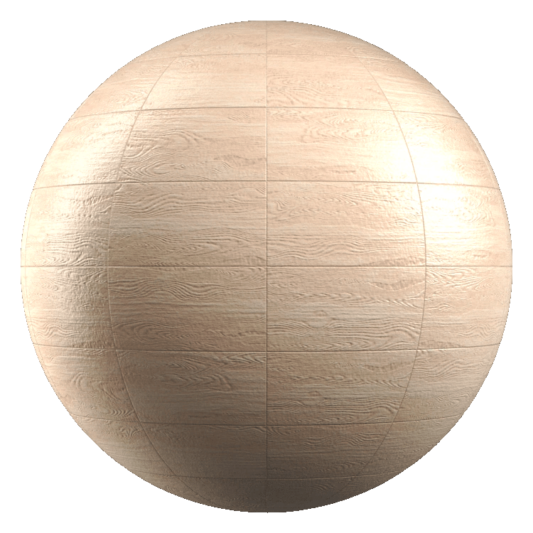 Rectangular Wood Finish Tile PBR Texture - A23D