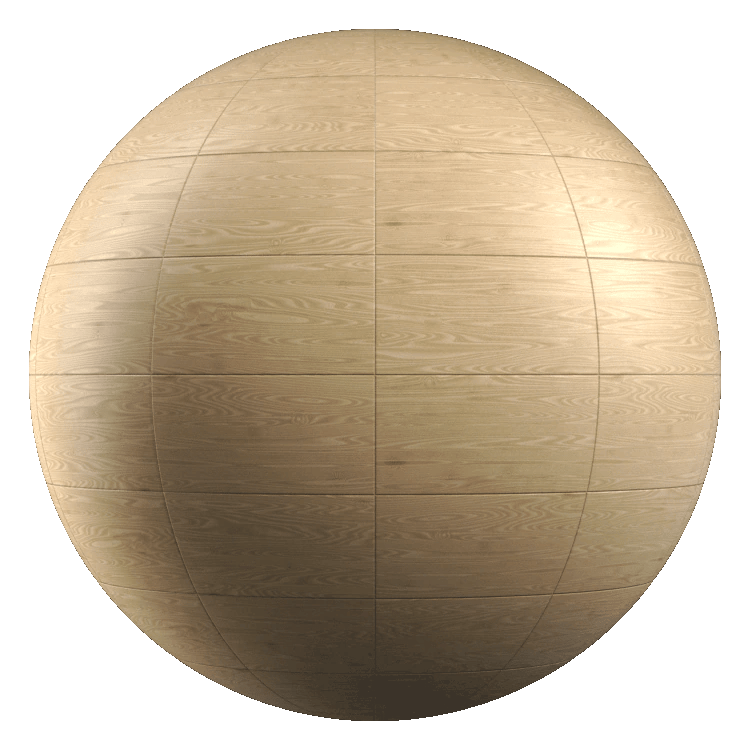 Rectangular Wood Finish Tile PBR Texture - A23D