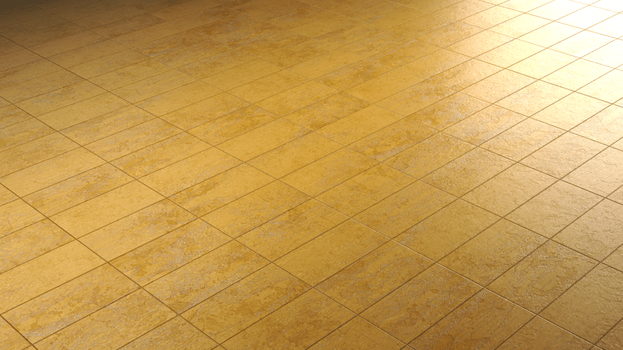 Rectangular Stone Tiles PBR Texture - A23D