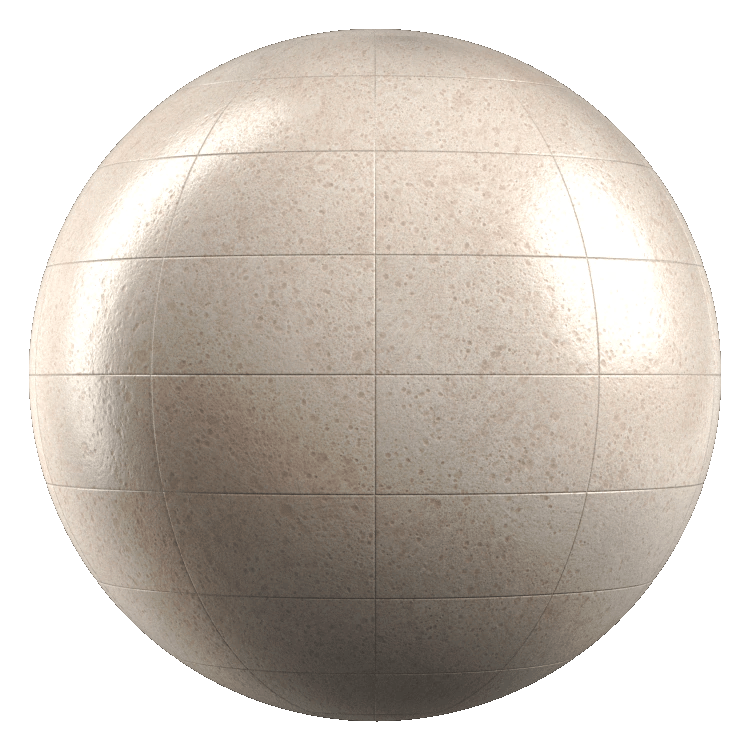 Rectangular Stone Tiles PBR Texture - A23D