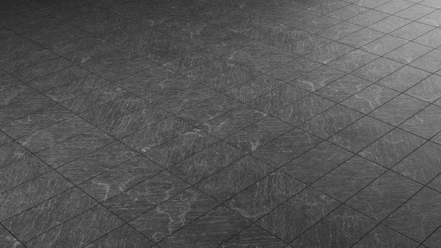Rectangular Stone Tiles PBR Texture - A23D