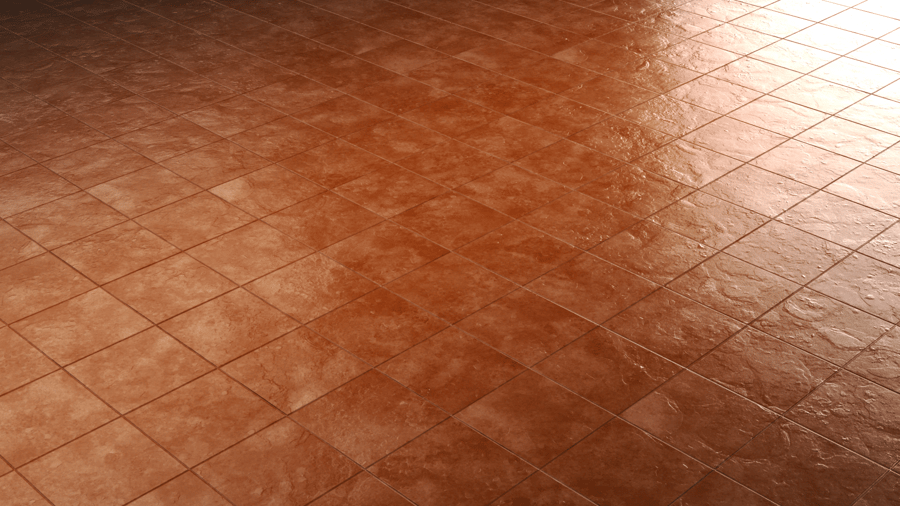 Square Textured Tile PBR Texture - A23D