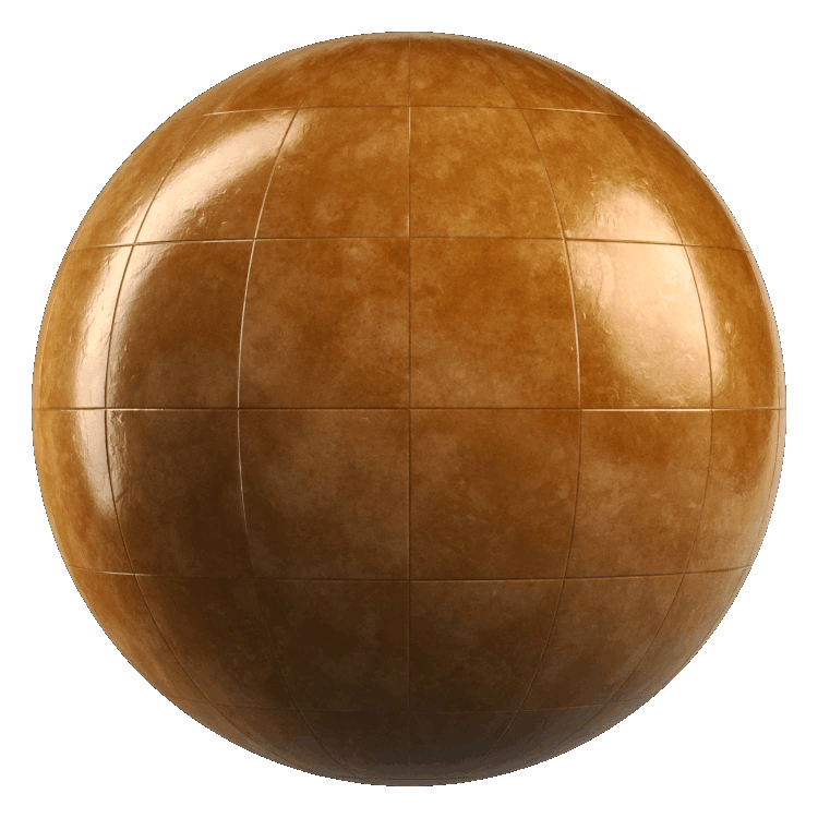 Square Textured Tile PBR Texture - A23D
