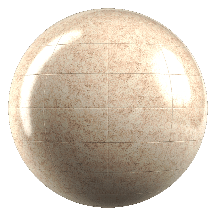 Rectangular Stone Tiles PBR Texture - A23D