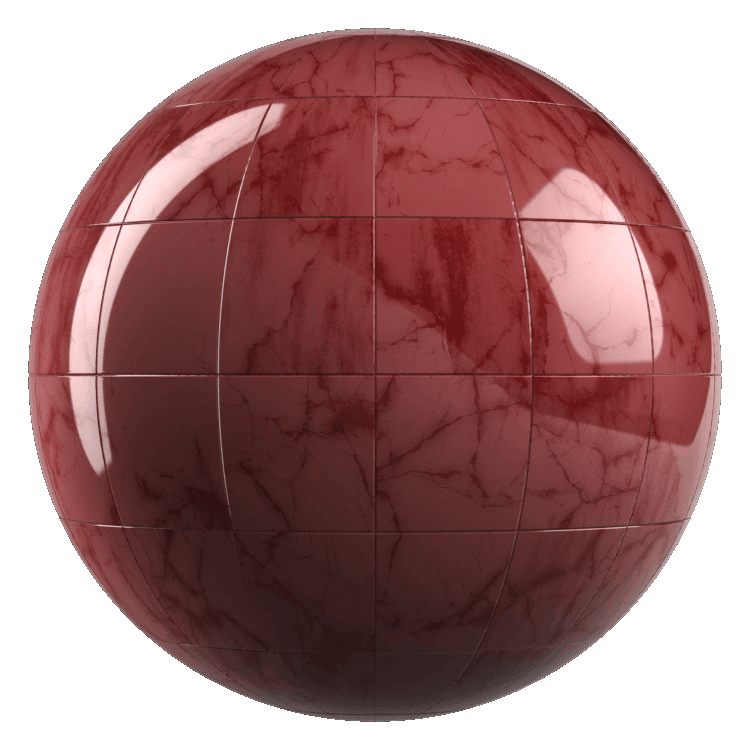 Square Marble Tiles PBR Texture - A23D