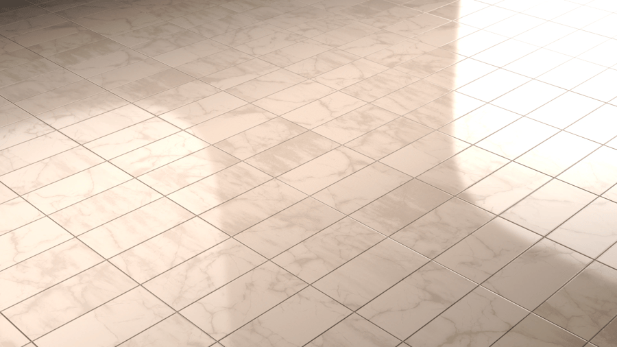 Rectangular Marble Tiles PBR Texture - A23D