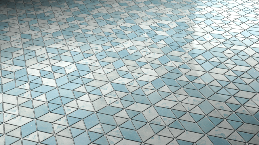 Tiled Surface PBR Texture - A23D