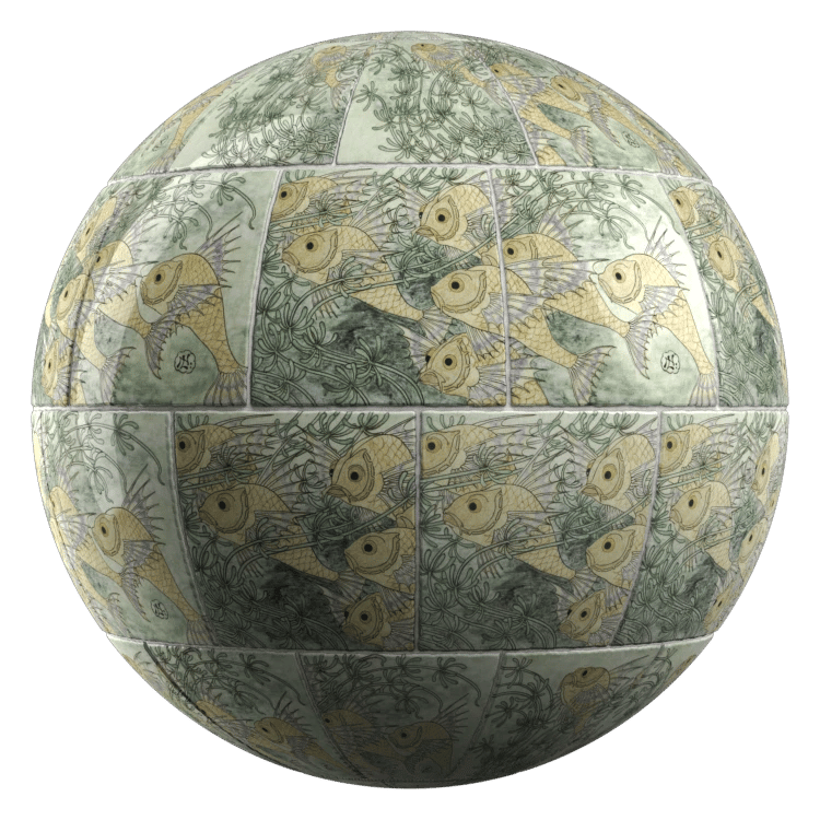 Ceramic Tiles PBR Texture - A23D