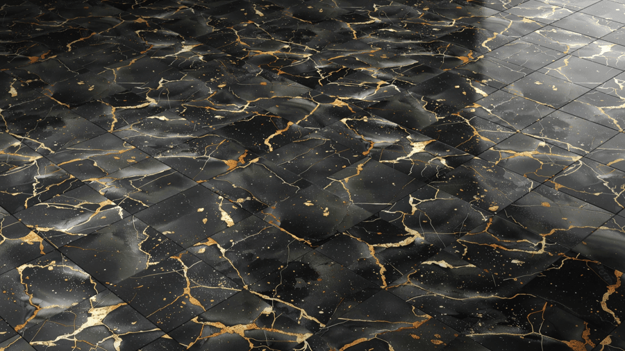 Marble Pattern Tile PBR Texture - A23D
