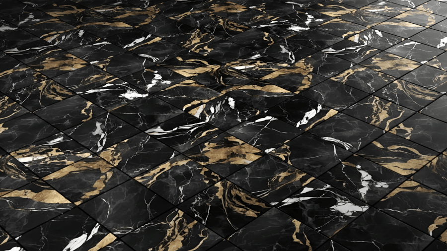 Marble Pattern Tile PBR Texture - A23D