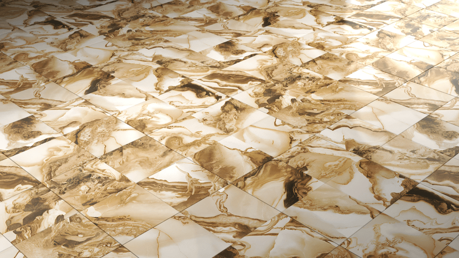 Marble Pattern Tile PBR Texture - A23D