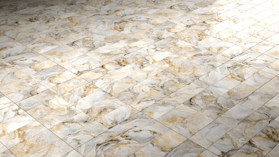Marble Pattern Tile PBR Texture - A23D