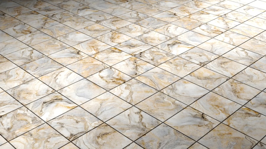 Marble Pattern Tile PBR Texture - A23D