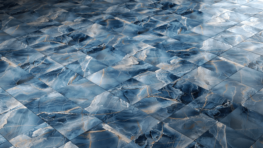 Marble Pattern Tile PBR Texture - A23D