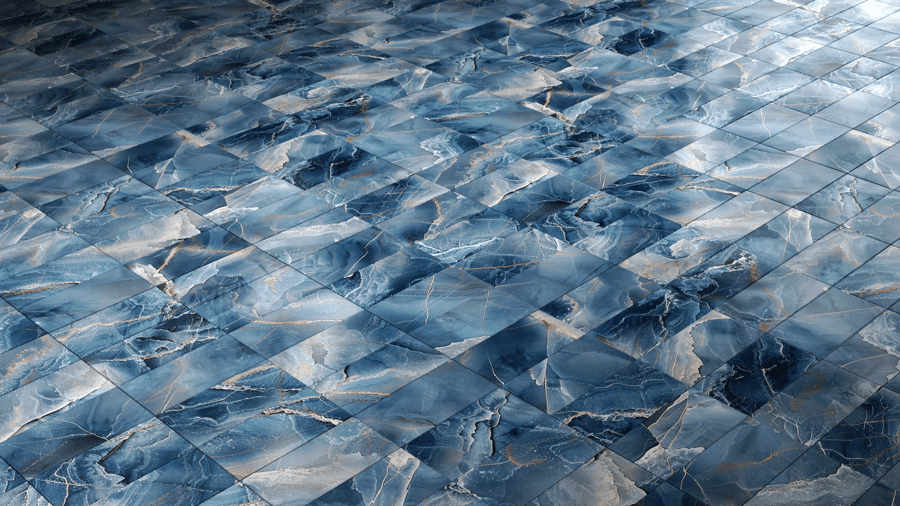 Marble Pattern Tile PBR Texture - A23D