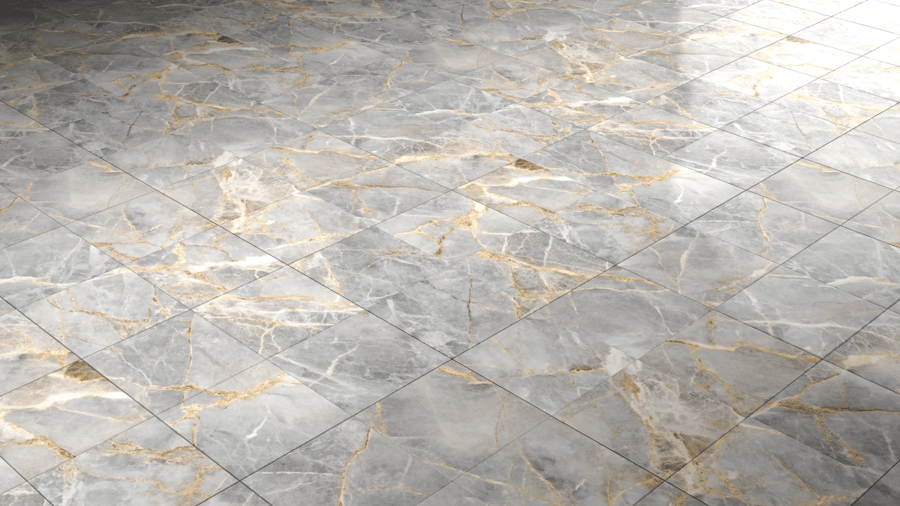 Marble Pattern Tile PBR Texture - A23D