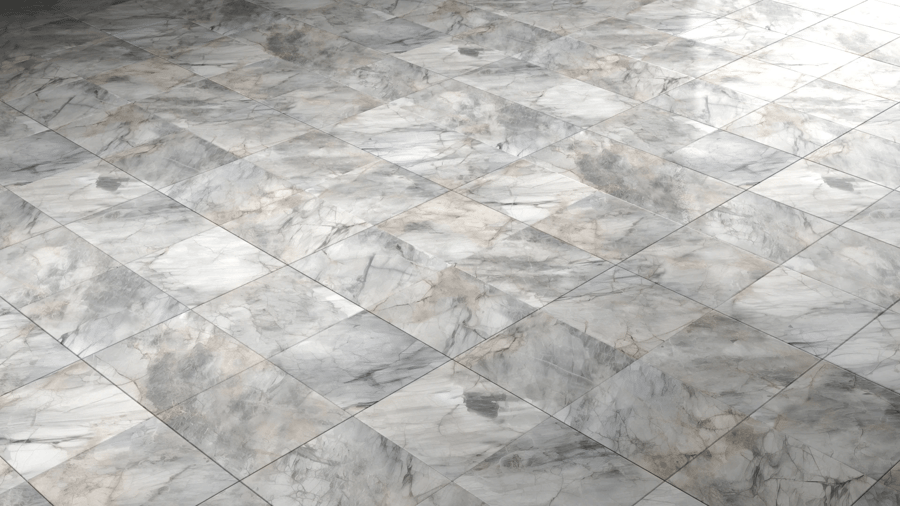 Marble Pattern Tile PBR Texture - A23D
