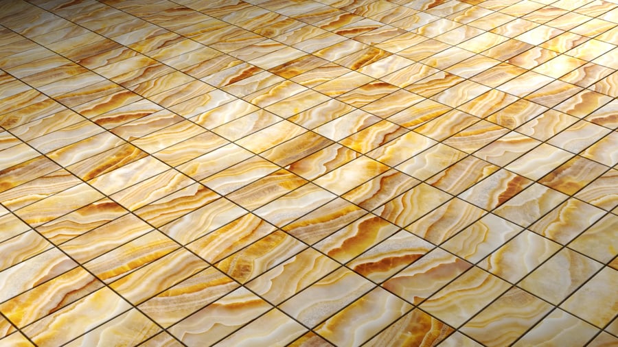 Marble Pattern Tile PBR Texture - A23D