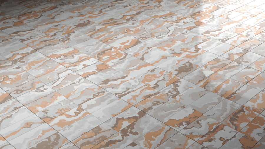 Marble Pattern Tile PBR Texture - A23D