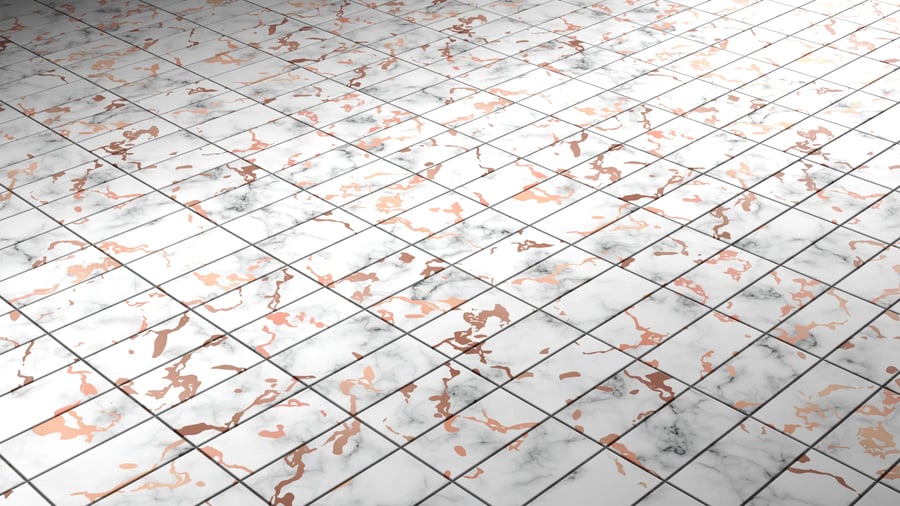 Marble Pattern Tile PBR Texture - A23D