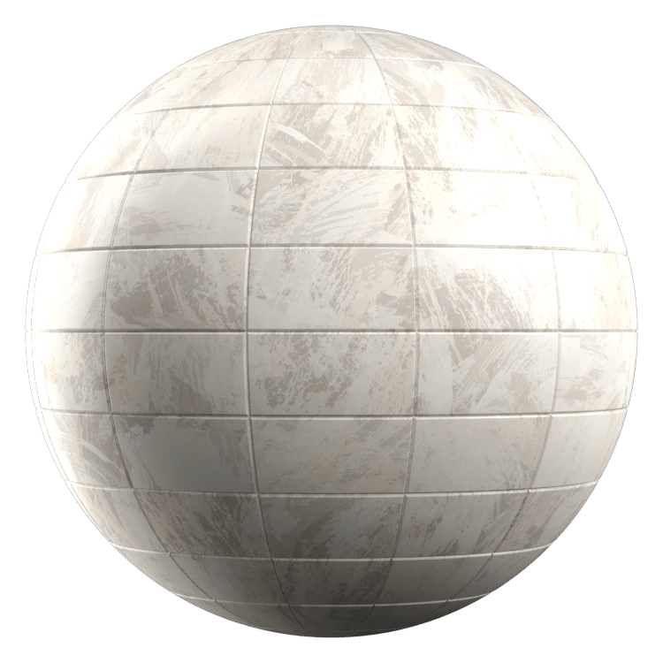 Marble Pattern Tile PBR Texture - A23D