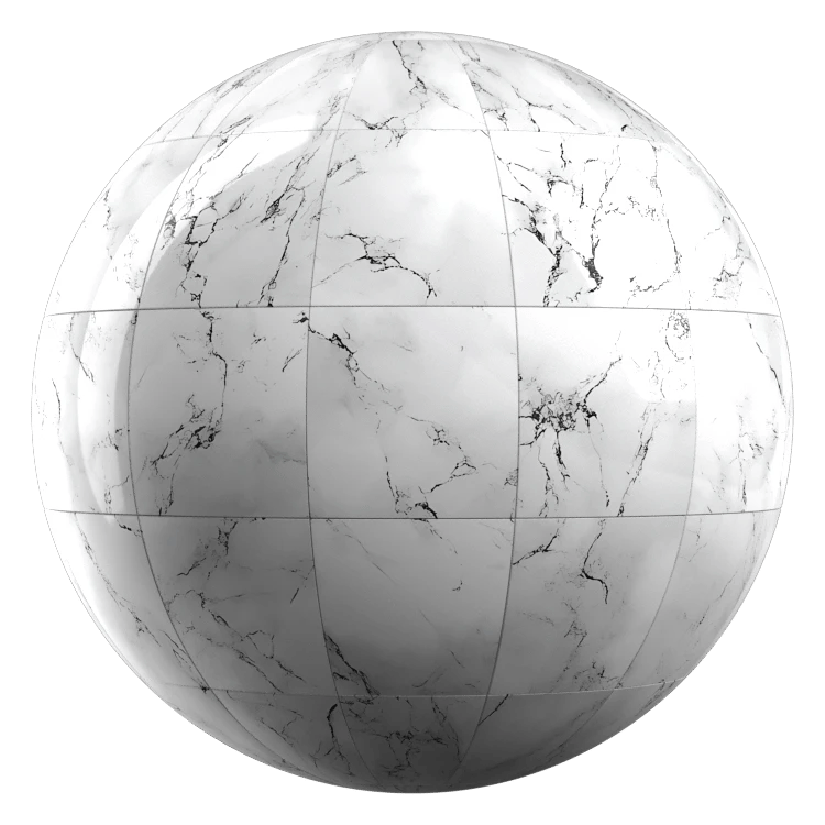 Marble Pattern Tile PBR Texture - A23D