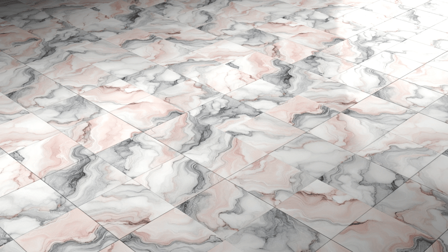 Marble Pattern Tile PBR Texture - A23D