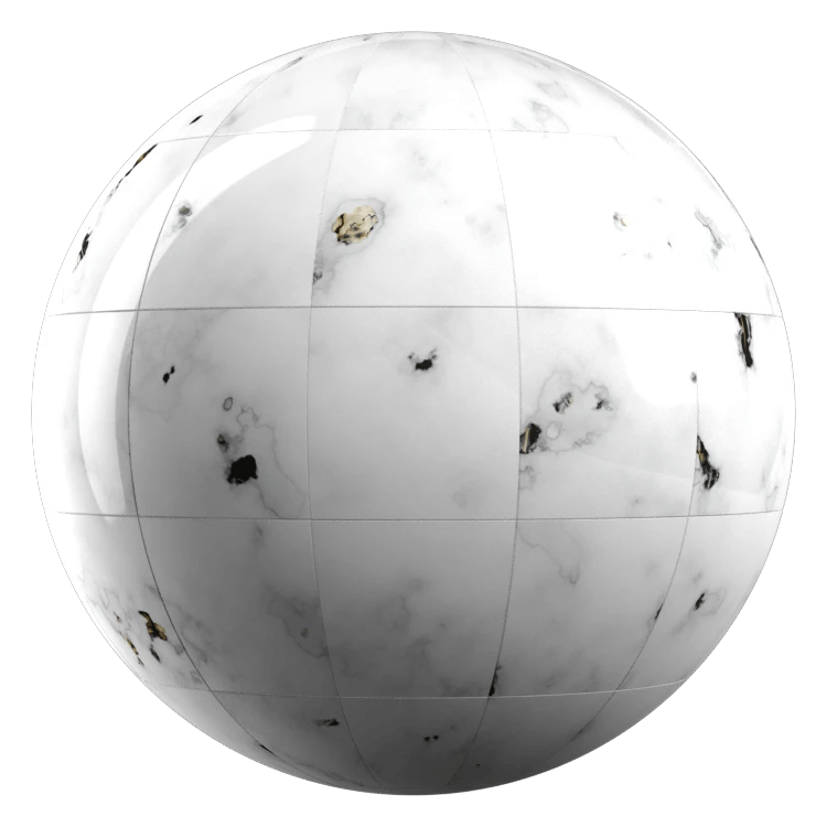 Marble Pattern Tile PBR Texture - A23D