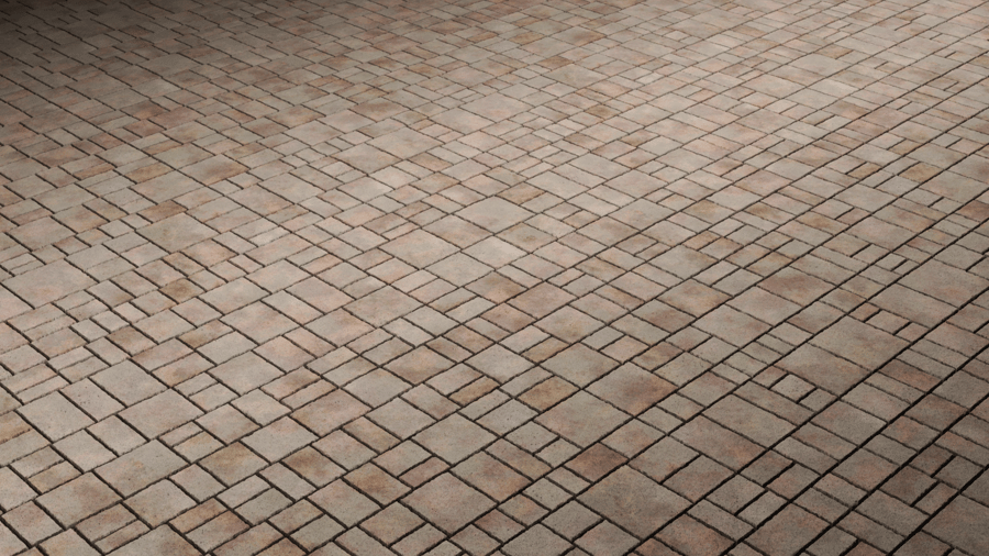 Stacked Paver Block PBR Texture - A23D