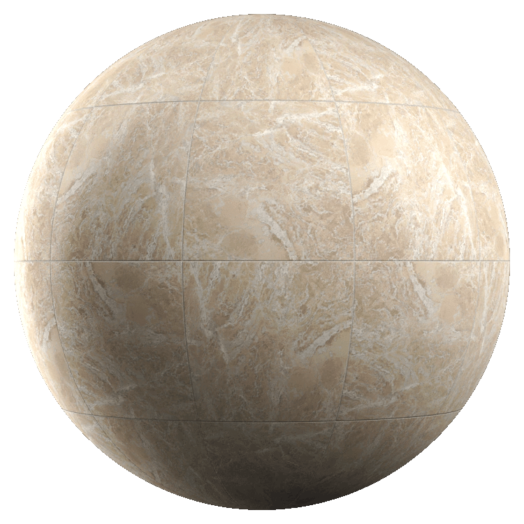 Matt Square Marble Tile PBR Texture - A23D