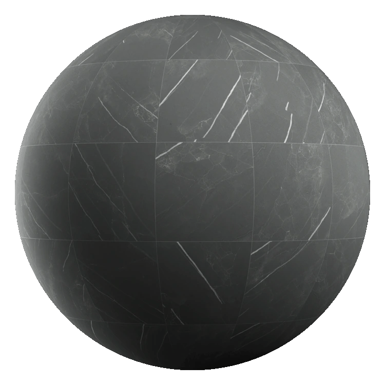 Matt Square Marble Tile PBR Texture - A23D