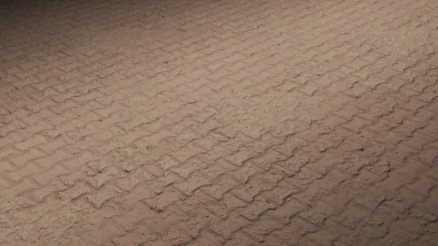 Stacked Paver Block PBR Texture - A23D