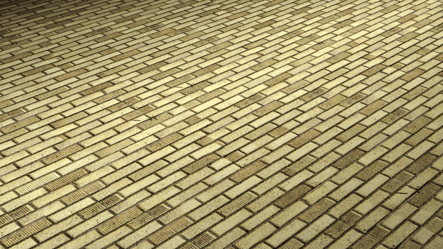 Patchy Brick Cladding PBR Texture - A23D