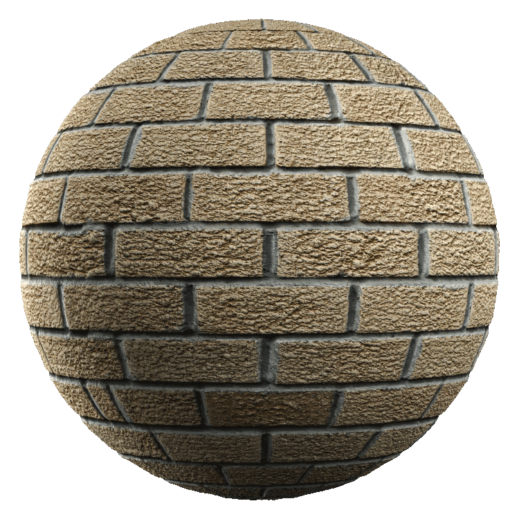 Brick Cladding PBR Texture - A23D