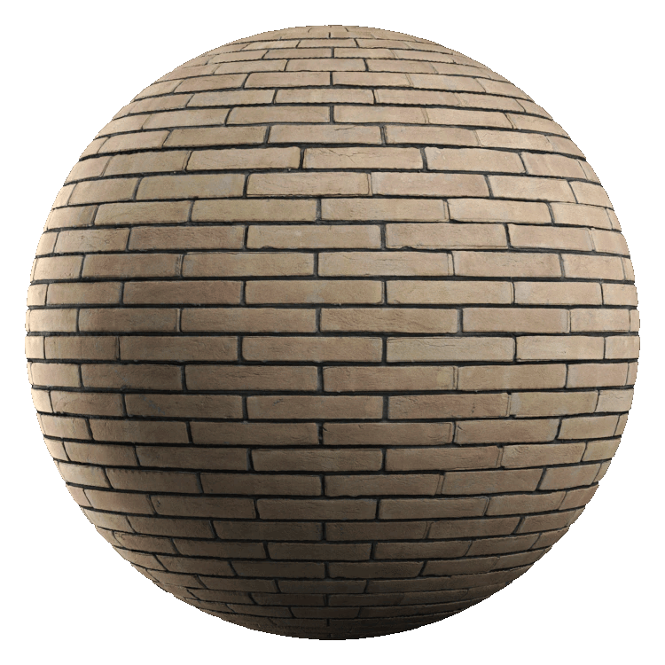 Brick Cladding PBR Texture - A23D