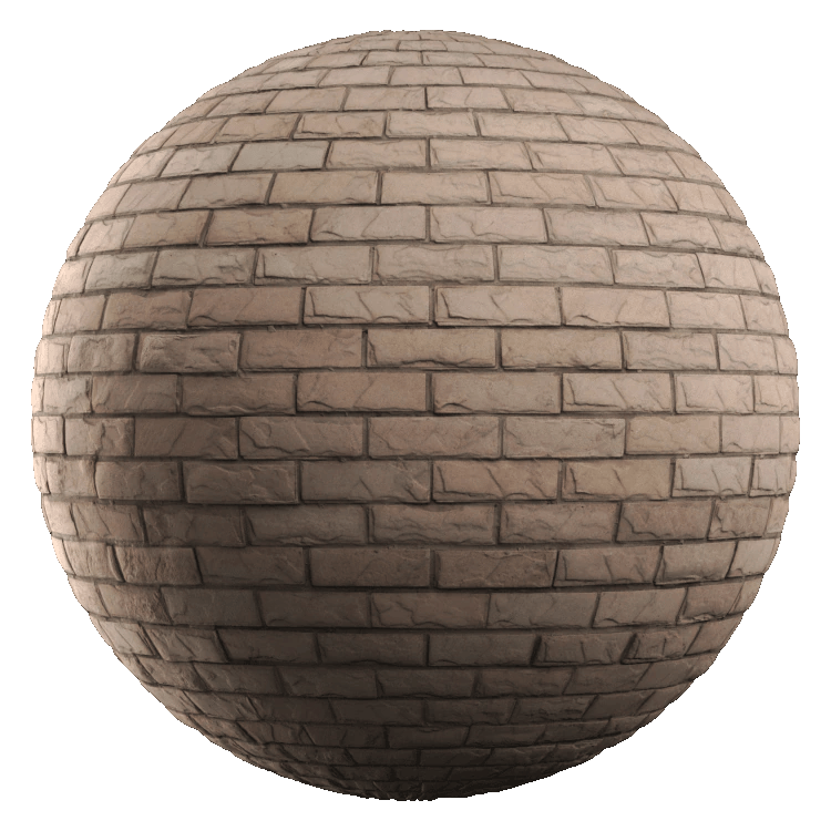 Brick Cladding PBR Texture - A23D