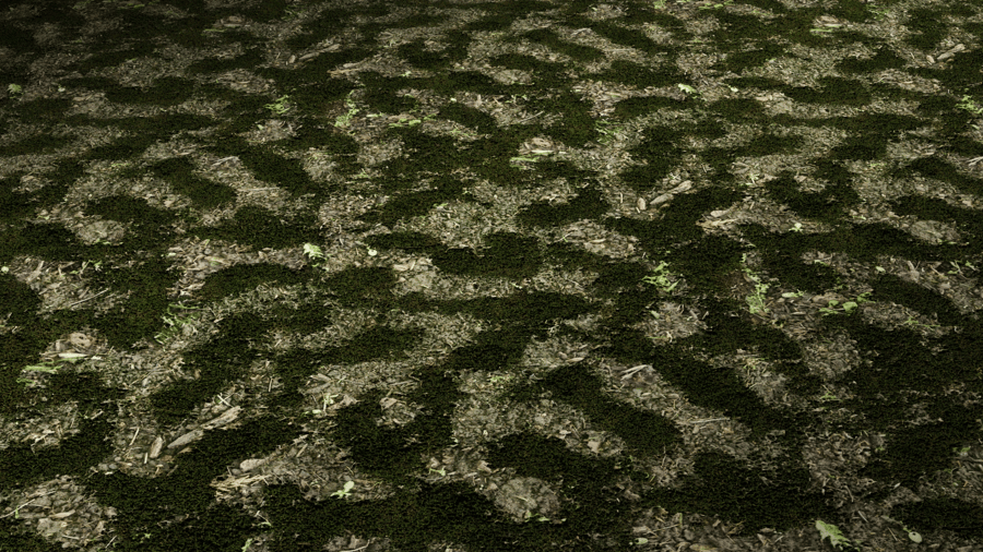 Patchy Grass PBR Texture - A23D