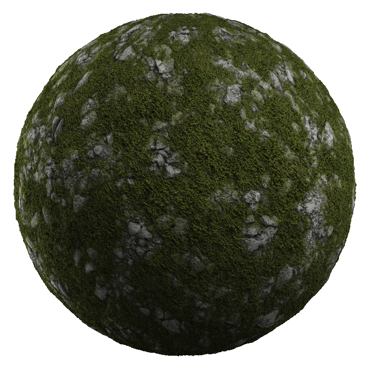 Moss Grass PBR Texture - A23D