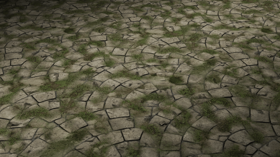 Stone Pavement PBR Texture - A23D