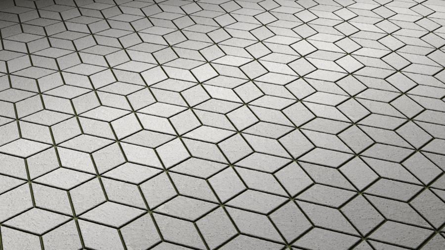 Paverblock PBR Texture - A23D
