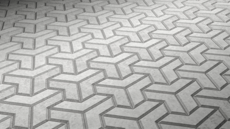 Paverblock PBR Texture - A23D