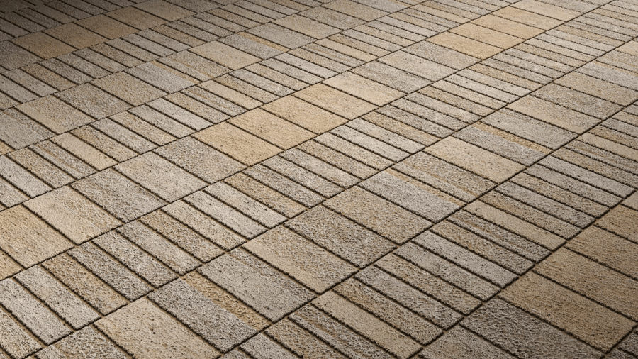 Patterned Concrete Surface PBR Texture - A23D