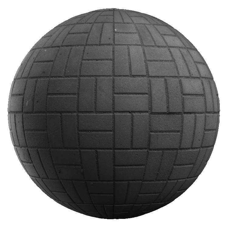 Basketweave Pavement PBR Texture - A23D