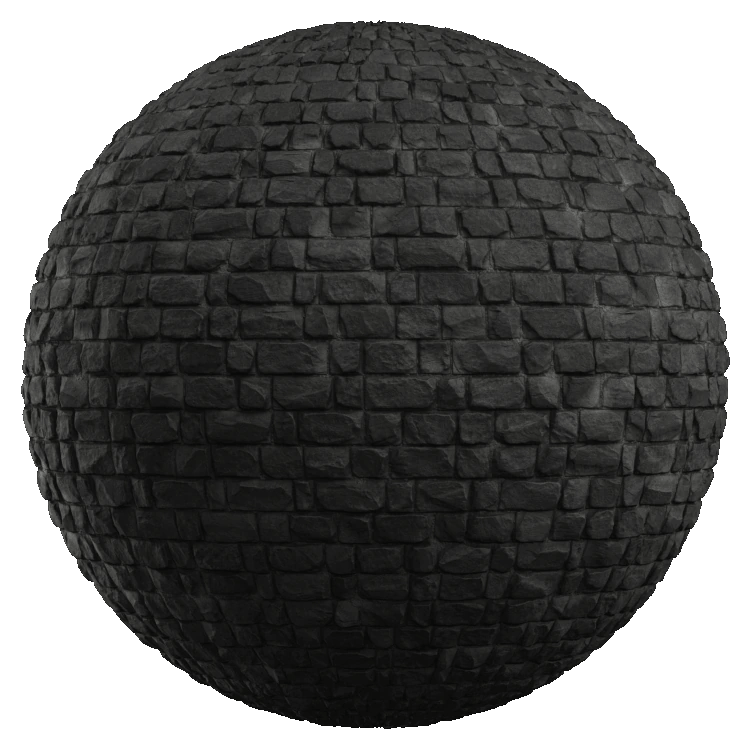 Regular Stone Wall PBR Texture - A23D