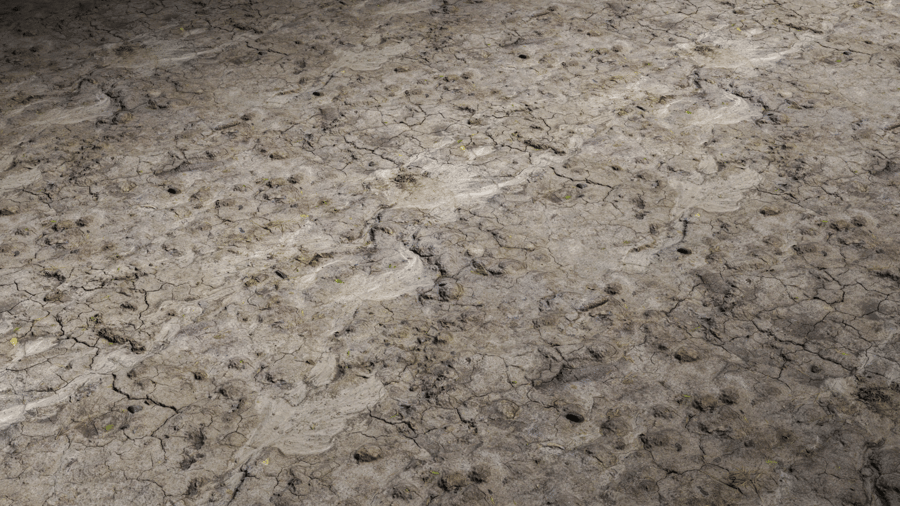 Compressed Soil PBR Texture - A23D