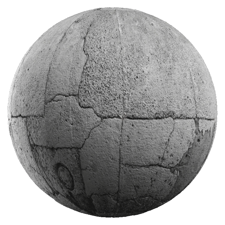 Coarse Cracked Concrete PBR Texture - A23D