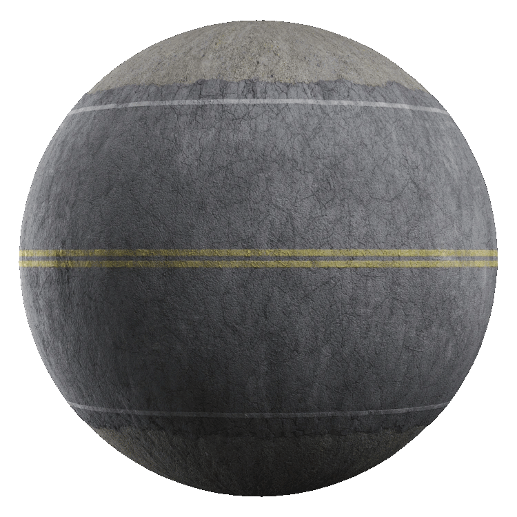 Smooth Asphalt PBR Texture - A23D
